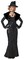 The Costume Center Black Ouat Zelena Witch Costume Women Adult Halloween Costume - 2XL